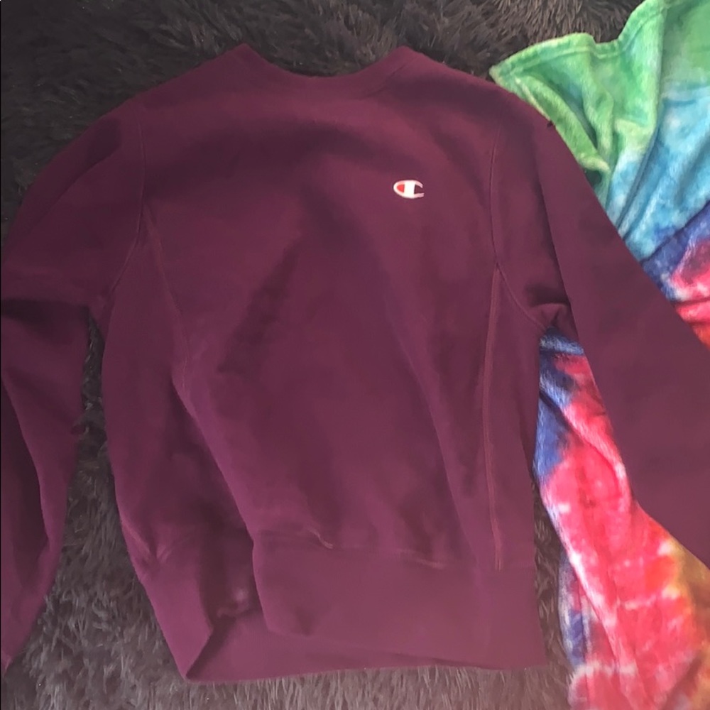 Purple Champion crewneck